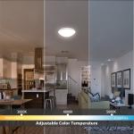 Mainstays 8in 900LM 3CCT Flush Mount