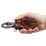 Hyper Tough 3-Piece Pliers Set with Ergonomic Soft Grip Handles, Diagonal Cutting Pliers, Slip Joint Pliers and Long Nose Plier set