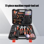 73-Piece Tool Set with Essential Hand Tools for Everyday Home Repairs, DIY Projects, and Crafts