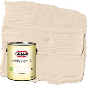 Glidden Fundamentals Oatmeal Cookie / Beige, Eggshell Interior Paint, 1 Gallon