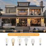 16'' Large Outdoor Wall Lights 2 Packs, Black Exterior Lighting Fixtures, Waterproof Outside Lights for House, Modern Outdoor Sconce Porch Light, Farmhouse Wall Lanterns for Front Door, Patio, Garage