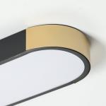 Garwarm Modern LED Flush Mount Ceiling Lights Dimmable LED Ceiling Lamp with Remote Control Acrylic Linear Ceiling Lighting Fixtures for Living Room Kitchen Foyer Bedroom (3000K-6500K)