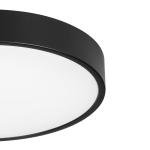 Mainstays 13" Flush Mount Light Integrated LED 3CCT Black Trim Finish