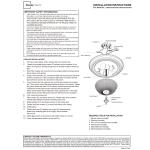 Mainstays 11" Classic Indoor Flush Mount Ceiling Light, Bronze Finish Glass Shade, Bulb Not Included