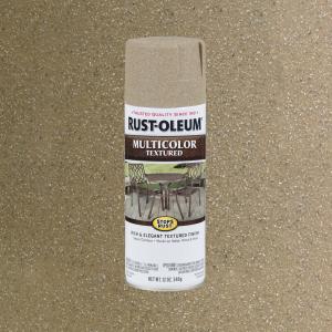 Desert Bisque, Rust-Oleum Stops Rust Multi-Color Textured Spray Paint-223524, 12 oz