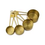 Thyme & Table 4-Piece Gold Stainless Steel Nesting Measuring Cup Set