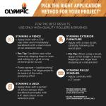 Olympic Quick Cover Cedar Semi-Transparent Interior/Exterior Wood Stain, 1 Gallon