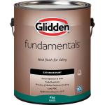 Glidden Fundamentals Lottery Winnings / Green Flat Exterior Paint, 1 Gallon