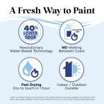 Blackout, Rust-Oleum Low Odor Premium Matte Spray Paint-388279, 11 oz