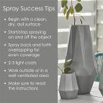 Krylon Fusion All-In-One Spray Paint, Gloss, Vintage Gray, 12 oz.