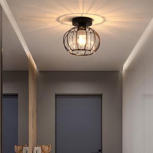 Flush-Mount Ceiling Light Fixture Aisle Hallway Crystal Chandelier Modern Pendant Lamp