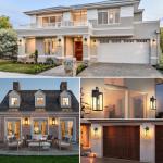 16'' Large Outdoor Wall Lights 2 Packs, Black Exterior Lighting Fixtures, Waterproof Outside Lights for House, Modern Outdoor Sconce Porch Light, Farmhouse Wall Lanterns for Front Door, Patio, Garage