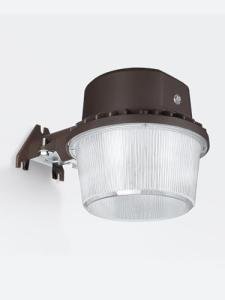 TORCHSTAR LED Barn Light, Dusk to Dawn Area Lights with Photocell, Outdoor Security Flood Lighting, ETL & FCC Listed, IP65 Waterproof, Aluminum Housing, 110-277V, Garage, Yard, 5000K Daylight, Bronze