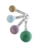 The Pioneer Woman 8-Piece Plastic Measuring Cup and Spoon Set, Multicolor