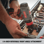 Hyper Tough 12V Max Lithium-Ion 3-in-1 Multi-Head Power Drill Set with 1.5Ah Battery and Charger