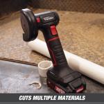 Hyper Tough 20V Max Brushless Cordless Cut-Off Tool with 1.5Ah Lithium-Ion Battery and Charger