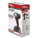 Hyper Tough 20V Max Compact Brushless 1/2-inch Impact Wrench with 2.0Ah Lithium-Ion Battery and Charger, 350 ft-lbs Torque
