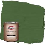Glidden Fundamentals Mountain Forest / Green Flat Exterior Paint, 1 Gallon
