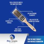 Pro Grade - Paint Brushes - 3Ea 1.5" - Brush Set