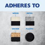 Black, Rust-Oleum American Accents 2X Ultra Cover 5-in-1 Gloss Spray Paint-398801, 12 oz