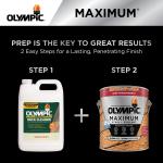 Olympic Maximum 5 Gallons SC-1050 Mystic Black Solid Color Exterior Stain and Sealer in One