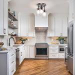 Kalium 3-Lights Semi Flush Mount Ceiling Light Fixture, Matte Black Light Fixtures, Ceiling Light for Kitchen, Foyer, Entryway, Farmhouse, Home Decor, Clear Glass Shade.