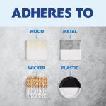 Clear, Rust-Oleum American Accents 2X Ultra Cover 5-in-1 Gloss Spray Paint-398805, 12 oz