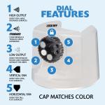 Clear, Rust-Oleum American Accents 2X Ultra Cover 5-in-1 Gloss Spray Paint-398805, 12 oz