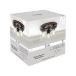 Better Homes & Gardens 12" Farmhouse 3-Light Walnut Flush Mount Ceiling Light, Clear Glass Shades