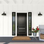 Glidden Fundamentals Willow Springs / White Flat Exterior Paint, 1 Gallon