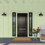 Glidden Fundamentals Quaking Grass / Green Flat Exterior Paint, 1 Gallon