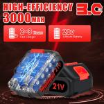 Cordless Impact Wrench, UMTIMATY Power 1/2 inch Brushless Impact Gun, Max Torque 350 ft-lbs（450N.m) Impact Drill with 20V Brushless Motor, with 2 x 2.0Ah Li-ion Battery & 7 Sockets,9 Drill,6 Screws