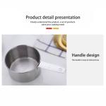 Delaman 5 Pieces Stainless Steel Measuring Cup Set Kitchen Cooking Tool Cooking