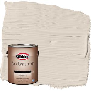 Glidden Fundamentals Casual Elegance / Beige Satin Exterior Paint, 1 Gallon