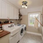 Kalium 3-Lights Semi Flush Mount Ceiling Light Fixture, Matte Black Light Fixtures, Ceiling Light for Kitchen, Foyer, Entryway, Farmhouse, Home Decor, Clear Glass Shade.