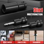 Cordless Impact Wrench, UMTIMATY Power 1/2 inch Brushless Impact Gun, Max Torque 350 ft-lbs（450N.m) Impact Drill with 20V Brushless Motor, with 2 x 2.0Ah Li-ion Battery & 7 Sockets,9 Drill,6 Screws