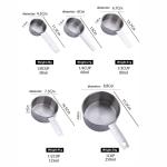 Delaman 5 Pieces Stainless Steel Measuring Cup Set Kitchen Cooking Tool Cooking