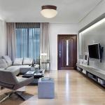 Mainstays 7.5" Classic Flush Mount Ceiling Light, Bronze Finish Frosted Glass Shade, Bulb Not Included