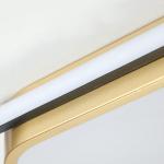 Garwarm Modern LED Flush Mount Ceiling Lights Dimmable LED Ceiling Lamp with Remote Control 40W Acrylic Linear Ceiling Lighting Fixtures for Living Room Dining Kitchen Bedroom (3000-6500K)