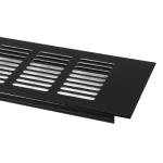 Vent Systems 15.75 x 3.15 Inch (Outer Size) Air Supply Ventilation Grille - Pack of 2 - Brown Aluminum Rectangle Intake/Exhaust Door Vent Deflector - HVAC for Home Improvement Floor, Wall Duct Cover