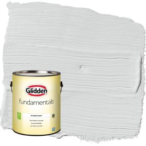 Glidden Fundamentals Thin Ice / Gray, Eggshell Interior Paint, 1 Quart