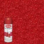 Krylon K03806A00 Glitter Blast, Cherry Bomb, 5.75 oz, Spray Paint, Multi-Surface, (1 Piece, 1 Pack)