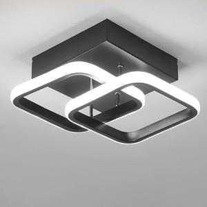 Senhu LED Ceiling Light Modern Square LED Ceiling Lamp 6000K White Light Ceiling Lighting Fixture for Kitchen Bedrooms Hallway Office