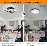 Senhu LED Ceiling Light Modern Square LED Ceiling Lamp 6000K White Light Ceiling Lighting Fixture for Kitchen Bedrooms Hallway Office