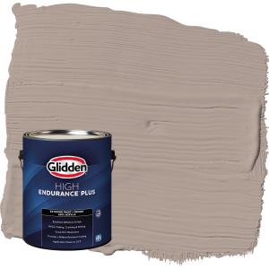 Glidden HEP Grab-N-Go Creamy Hot Cocoa / Tan, Flat Exterior Paint with Primer, 1 Gallon