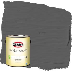 Glidden Fundamentals Knight's Armor / Gray, Eggshell Interior Paint, 1 Gallon