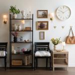 Sterling & Noble Cordless Brass Rechargeable Wall Sconce with Scalloped Fabric Shade and Remote