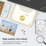 Bonsaii A4 Thermal Laminating Pouches 9" x 11.5", 3 Mil Thick, 100 Pack