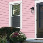 Glidden Fundamentals Rose Melody / Pink Semi-Gloss Exterior Paint, 5 Gallon