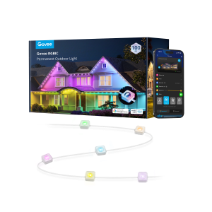 Govee 100ft RGBIC Permanent Outdoor Lights with 72 Lights, White version